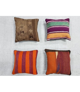 4x kilim cushions ca 40x40 cm with filling