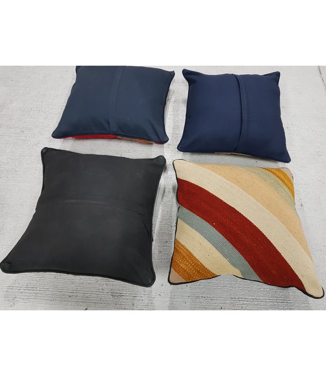 4x kilim cushions ca 40x40 cm with filling
