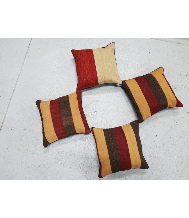 ​​4x modern kilim cushions 40x40 cm with filling