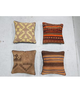 4x kilim cushions ca 40x40 cm with filling