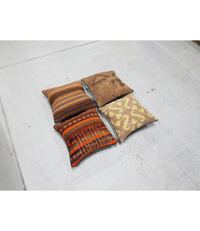 4x kilim cushions ca 40x40 cm with filling