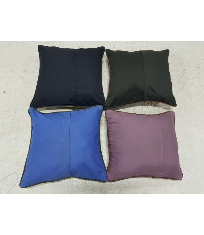 4x kelim kussens 40x40 cm met vulling