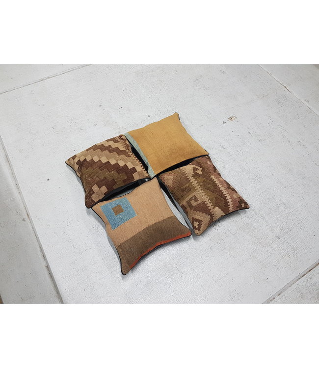 4x kilim cushions ca 40x40 cm with filling
