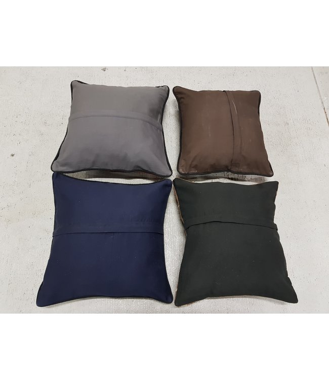 4x kelim kussens 40x40 cm met vulling