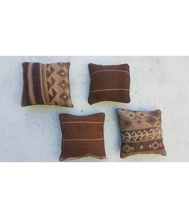 4x kilim cushions ca 40x40 cm with filling
