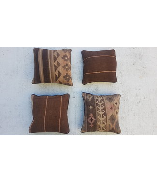 4x kilim cushions ca 40x40 cm with filling