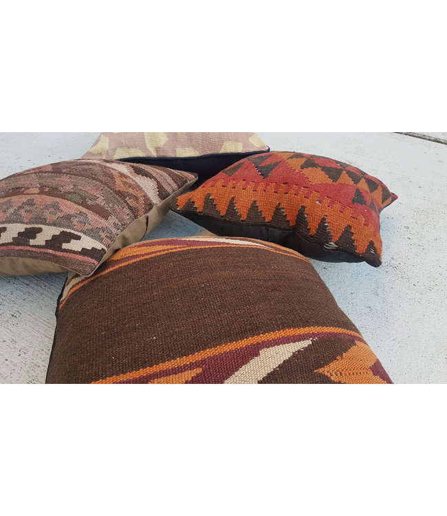 4x kilim cushions ca 40x40 cm with filling