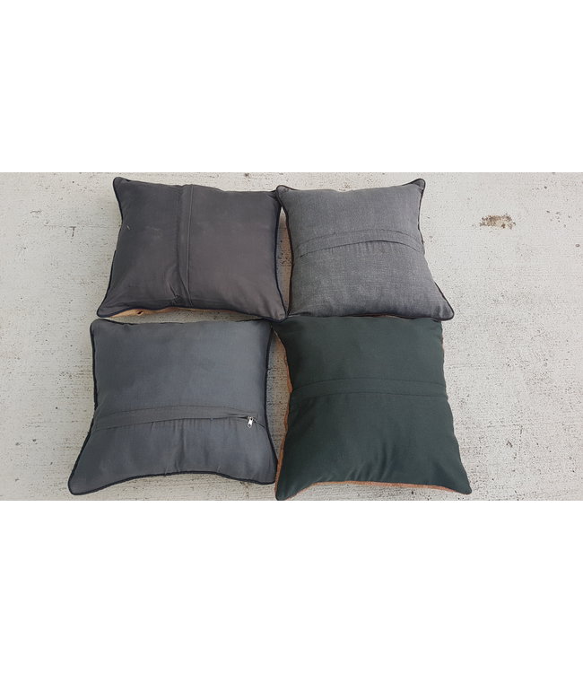 4x kelim kussens 40x40 cm met vulling