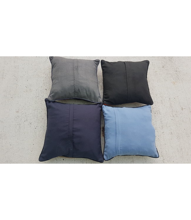 4x kelim kussens 40x40 cm met vulling