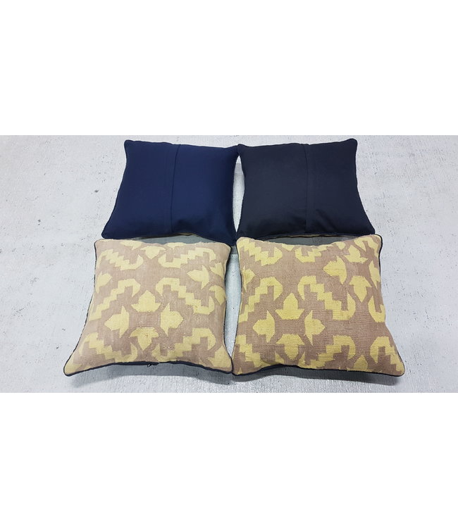 vintage 4x unike vintage kelim kussens met vulling  40x40 cm
