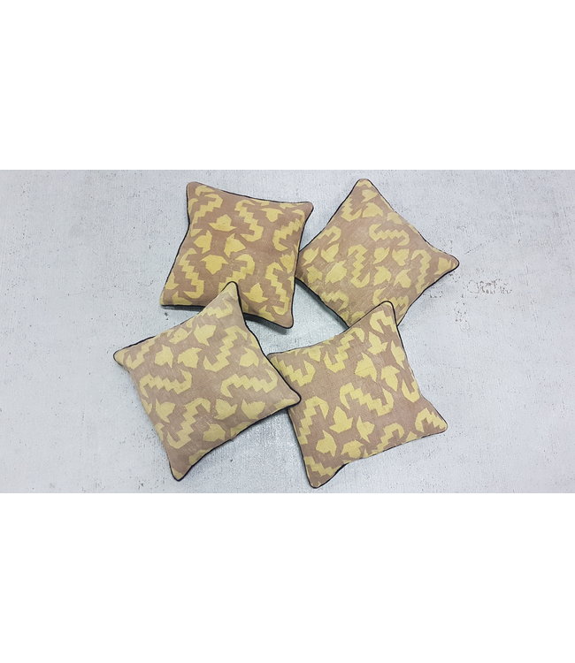 vintage 4 x kilim cushion cover ca 40x40 cm with filling