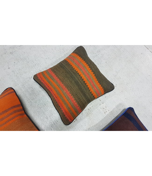 vintage 4 x kilim cushion cover ca 40x40 cm with filling