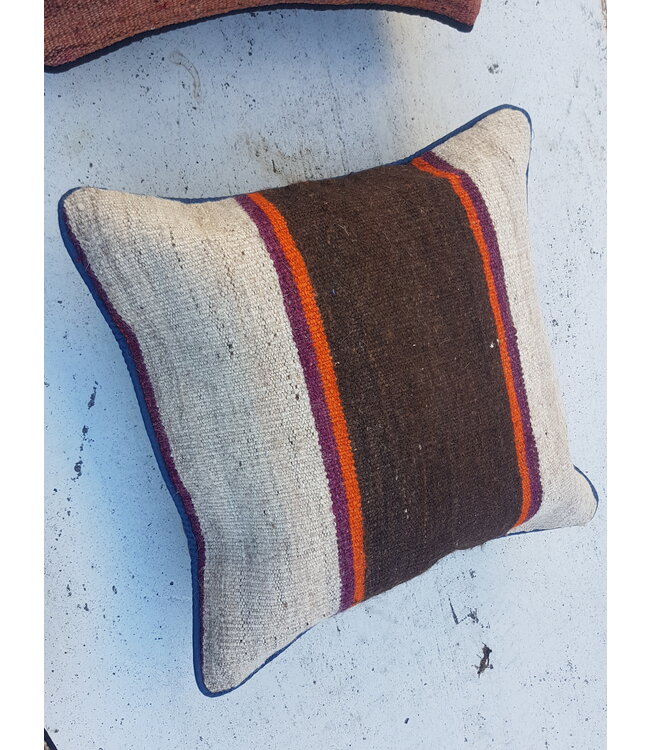 vintage 4 x kilim cushion cover ca 40x40 cm with filling