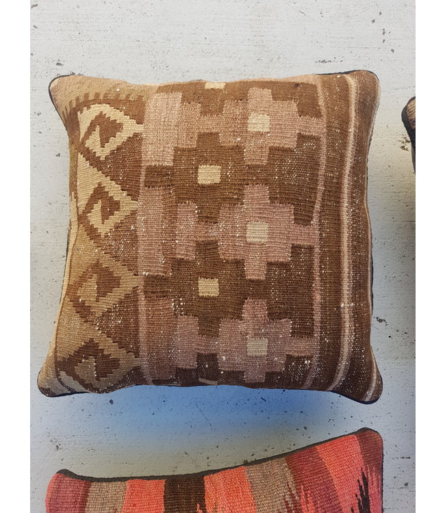 vintage 4x unike vintage kelim kussens met vulling  40x40 cm