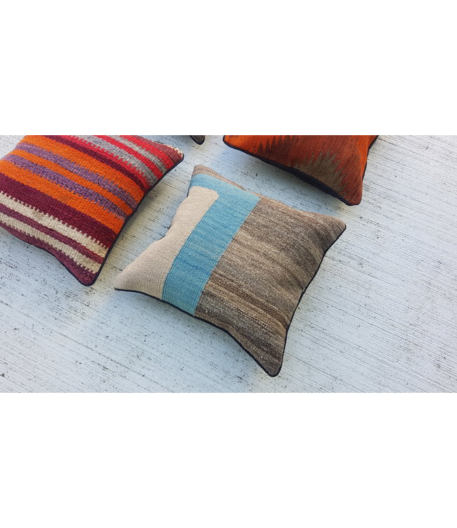 vintage 4 x kilim cushion cover ca 40x40 cm with filling