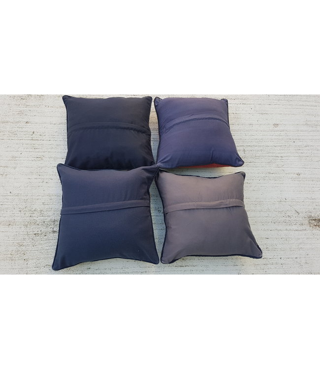 vintage 4x unike vintage kelim kussens met vulling  40x40 cm