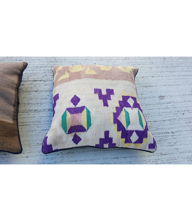 vintage 4x unike vintage kelim kussens met vulling  40x40 cm