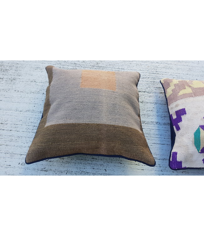 vintage 4 x kilim cushion cover ca 40x40 cm with filling