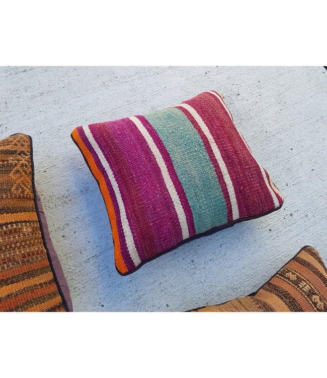 vintage 4x unike vintage kelim kussens met vulling  40x40 cm