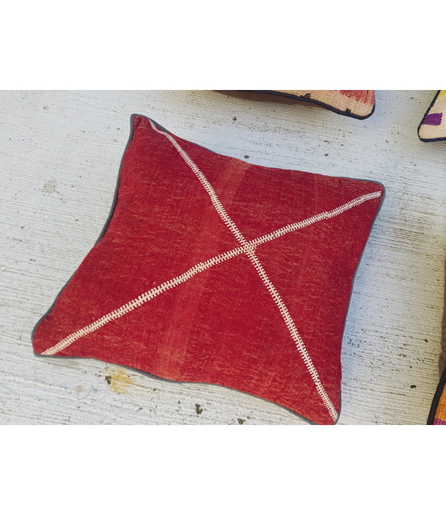 vintage 4 x kilim cushion cover ca 40x40 cm with filling