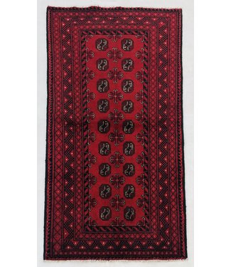 Afghan aqcha tapijt hand geknoopt 192x97 cm
