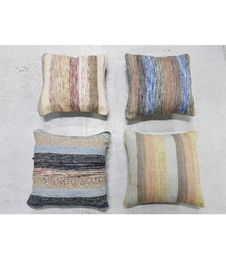 ​​4x modern kilim cushions 50x50 cm with filling
