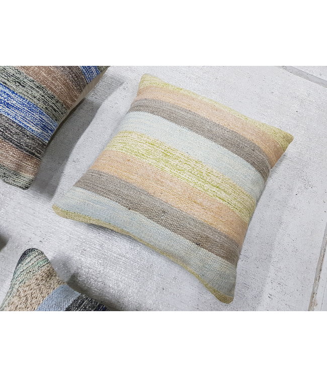 4x modern Kelim Kissen 50x50 cm mit Füllung