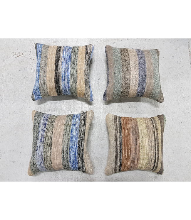 ​​4x modern kilim cushions 50x50 cm with filling