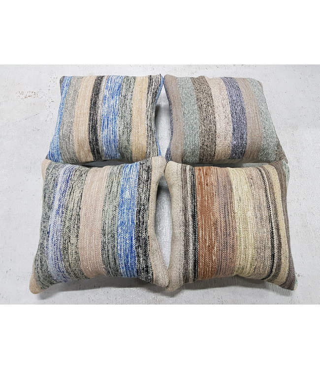 ​​4x modern kilim cushions 50x50 cm with filling