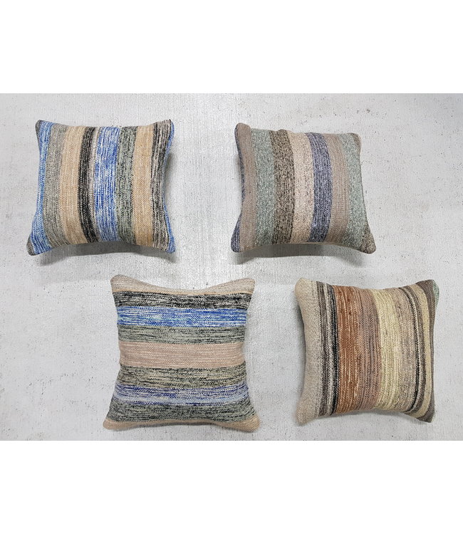 ​​4x modern kilim cushions 50x50 cm with filling
