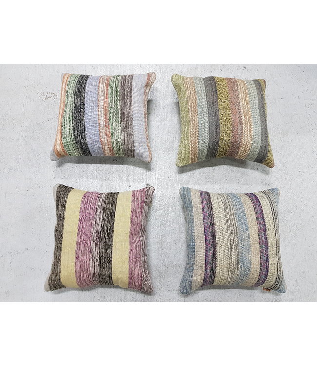 ​​4x modern kilim cushions 50x50 cm with filling