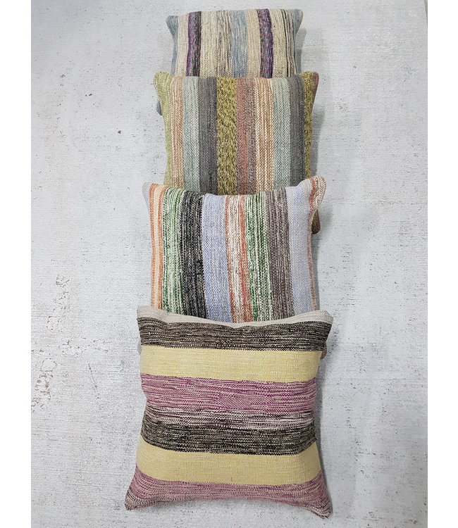 ​​4x modern kilim cushions 50x50 cm with filling