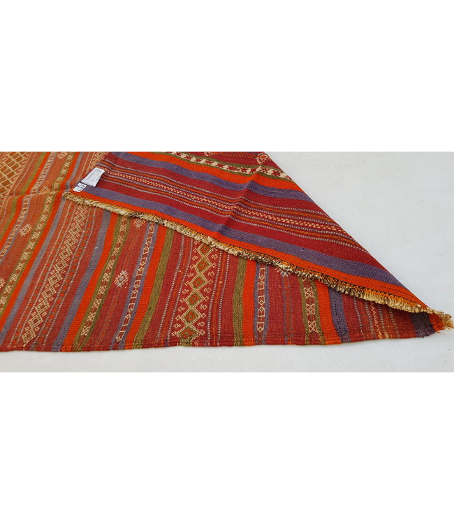 Vintage kelim rug  nomad runner 307x139 cm