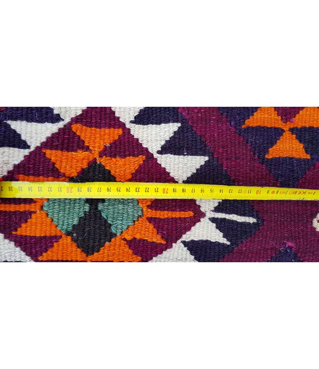Vintage kelim rug 350x112 cm