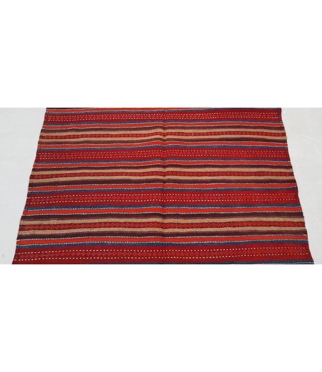 Vintage kelim teppich 271x123 cm