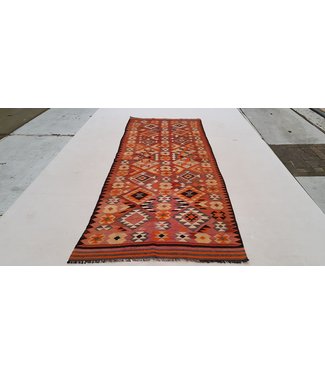 Vintage kelim rug   runner 337x132 cm