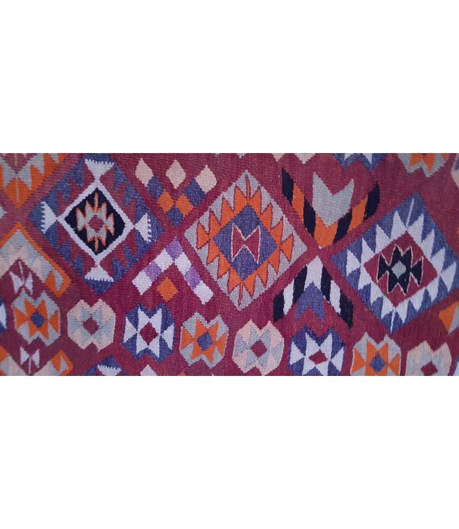 Vintage kelim kleed 337x132 cm  vloerkleed tapijt kelims hand geweven