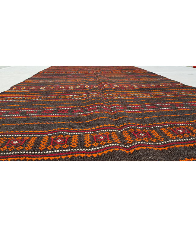 Vintage kelim rug 400x140 cm