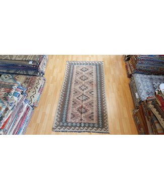 6'9 x 3'3) Feet kelim rug 206 x 101 cm