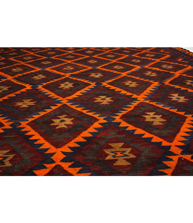 Hand Woven Afghan Wool Kilim Area Rug 440x280 cm