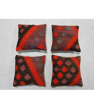 4x kilim cushions ca 45x45 cm with filling