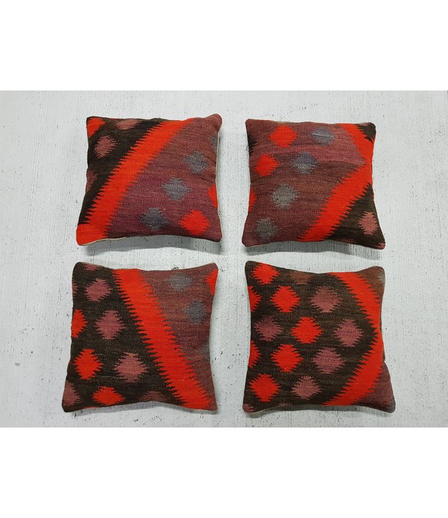 4x kilim cushions ca 45x45 cm with filling