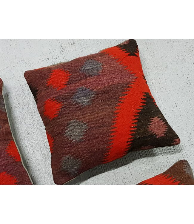 4x kelim kussens 45x45 cm met vulling