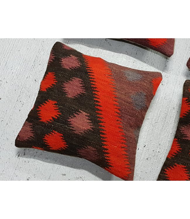 4x kelim kussens 45x45 cm met vulling