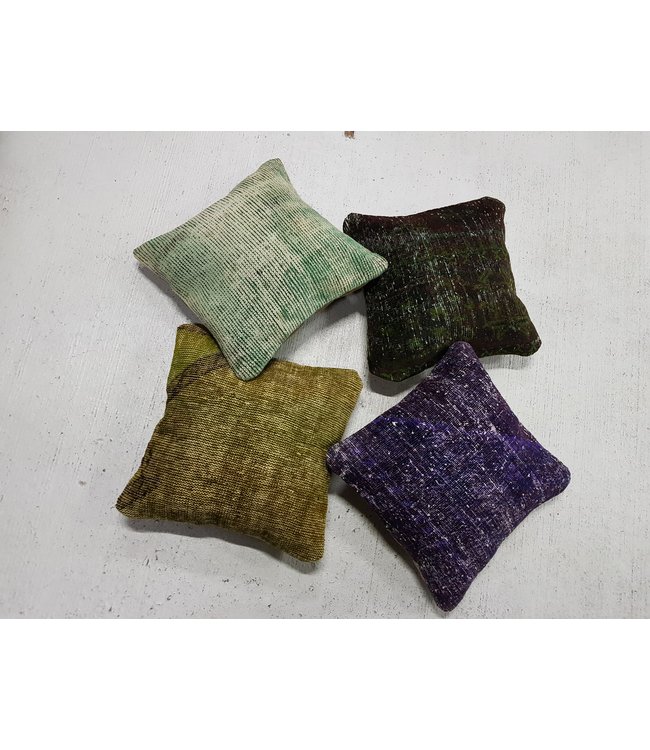 4x modern Kelim Kissen 45x45 cm mit Füllung