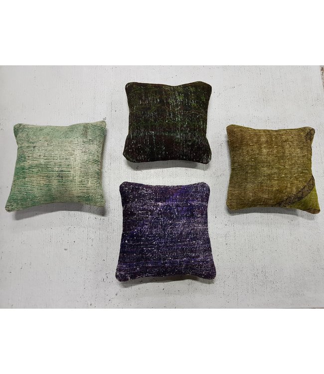 4x modern kelim kussens 45x45 cm met vulling