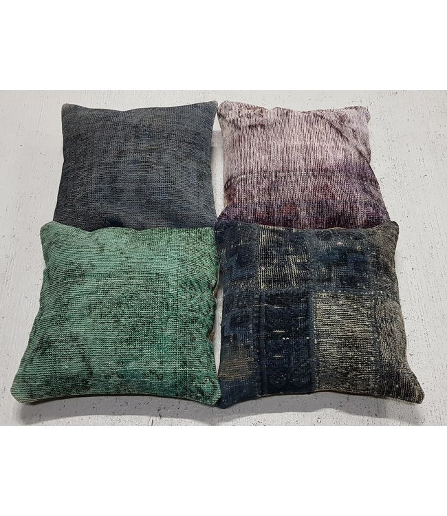 4x modern kelim kussens 45x45 cm met vulling