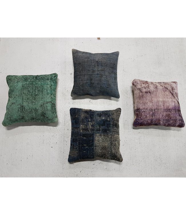 4x modern kelim kussens 45x45 cm met vulling