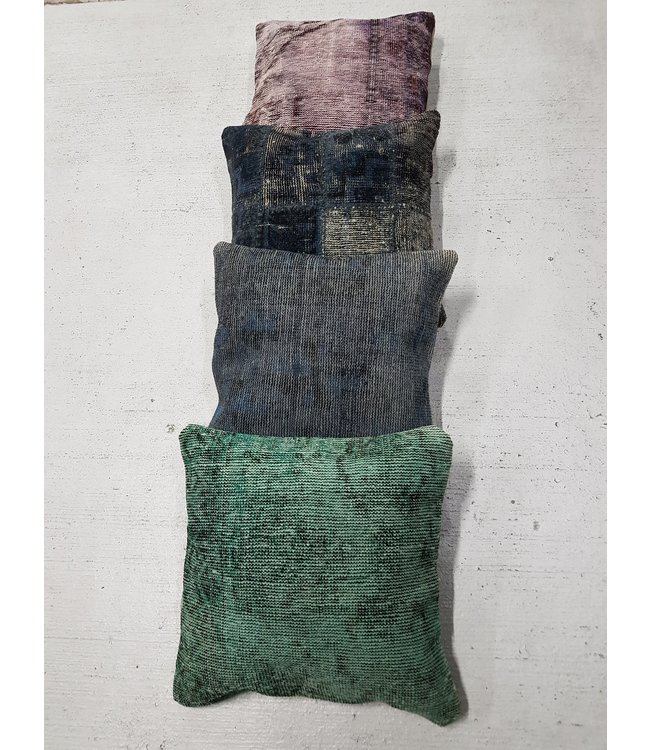 4x modern kelim kussens 45x45 cm met vulling