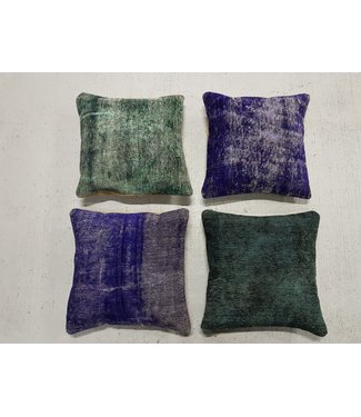 4x modern kelim kussens 45x45 cm met vulling